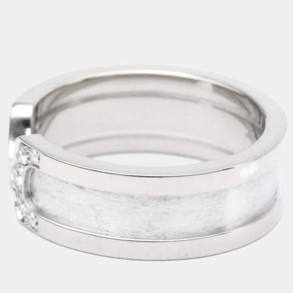 SOLD- Cartier C De Cartier 18K White Gold Diamond Ring - Picture 7 of 12